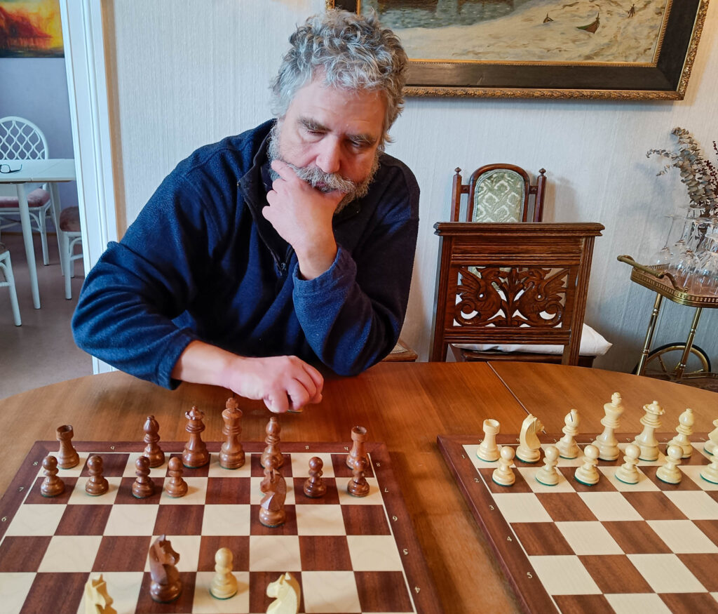 Arnt Esbensen har en sylskarp sjakkhjerne. (Foto: Thomas Hildonen)