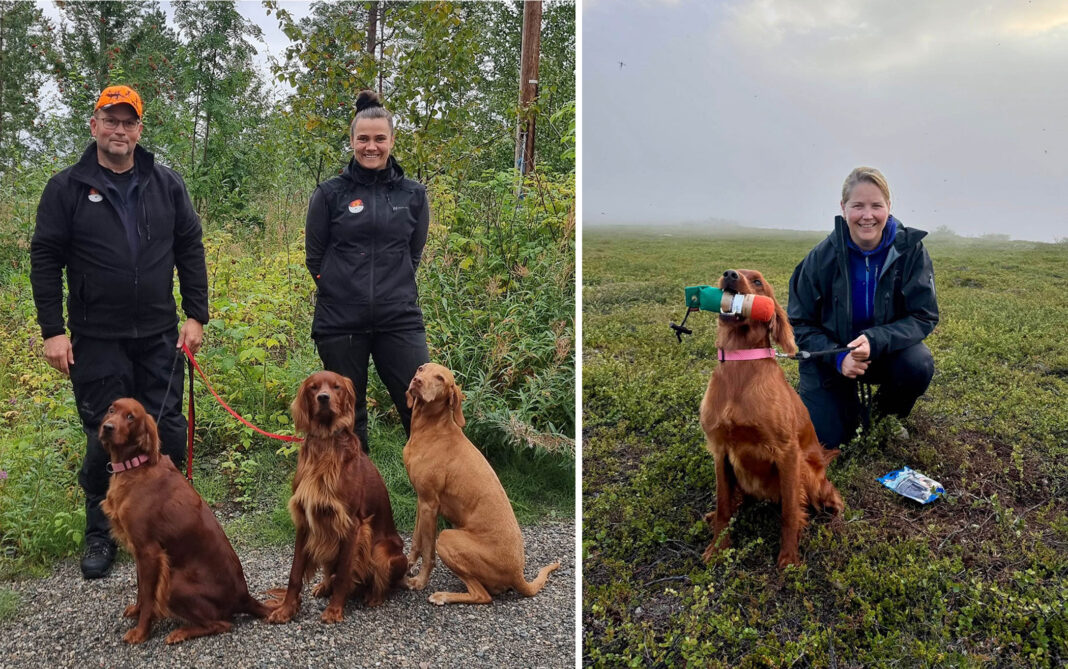 Til venstre Pål Kristoffersen og Lene Bernhardsen Aronsen, til høyre Lene Christin Johansen. (Fotos: Privat)